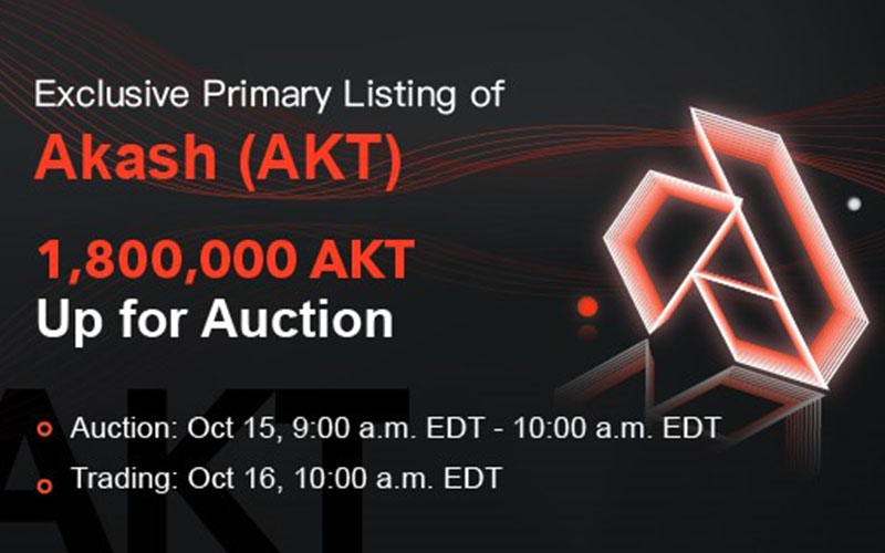 BitMax.io Announces the Primary Listing & Auction of Akash Token (AKT) in Support of the Thriving Cloud Computing Industry - Kenkarlo.com